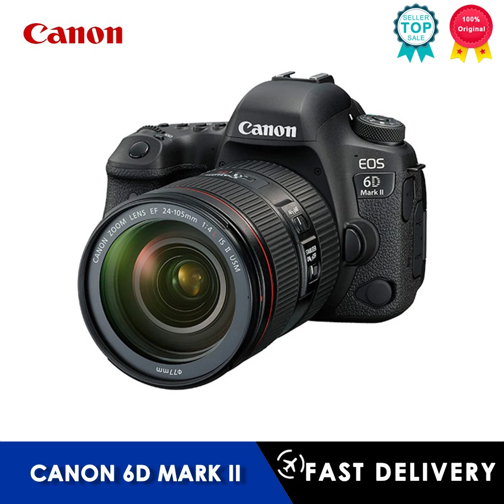 Профессиональная цифровая камера Canon EOS 6D Mark II DSLR (новинка)