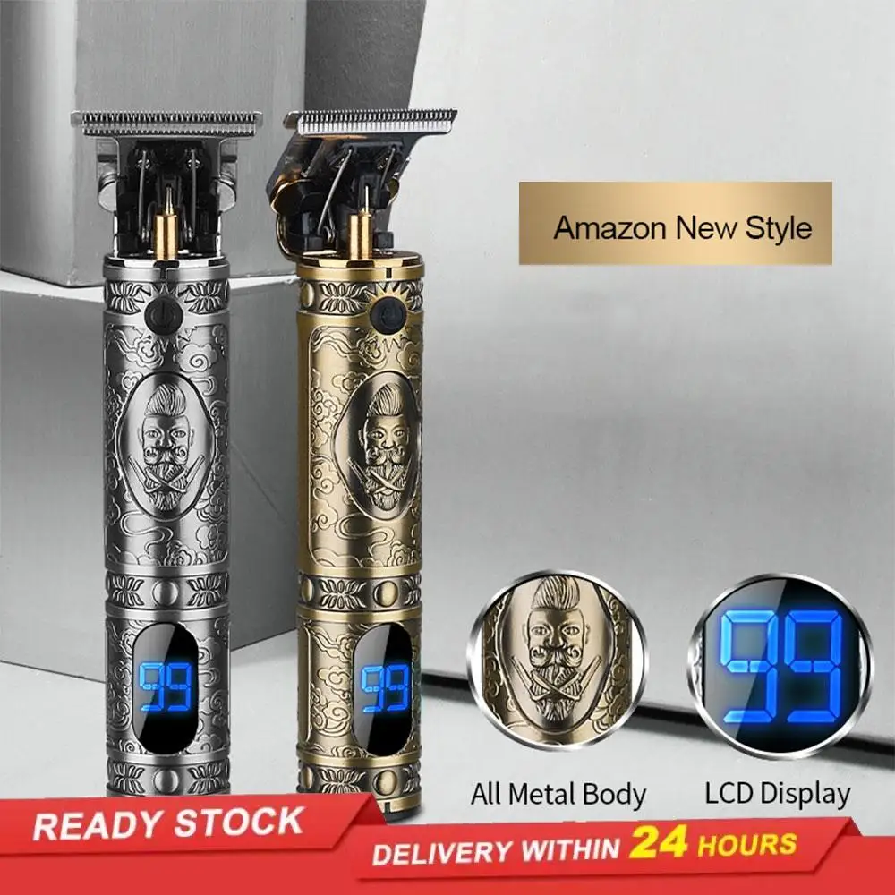 

LCD digital display home hair clipper retro earl hair clippers barber shop professional hair clippers wireless shaver