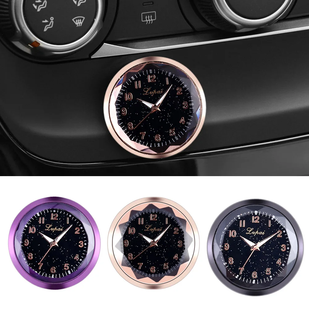 Электронные часы-наклейка для автомобиля декорация часы украшение интерьера