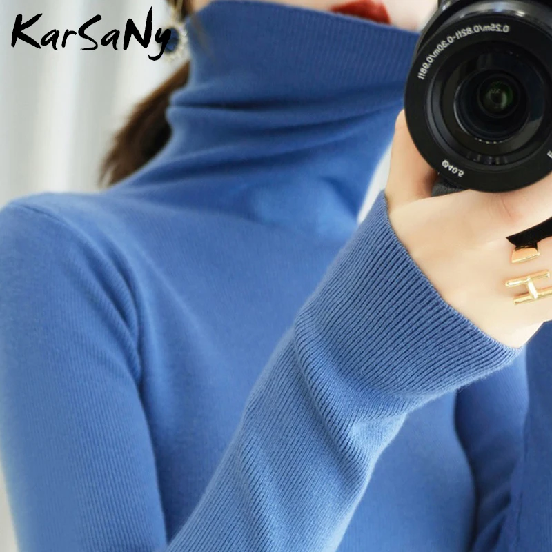 Women's Sweater Winter Clothes Women 2021 Black Turtleneck Sweaters Warm Turtlenecks Pullover Autumn Pull | Женская одежда