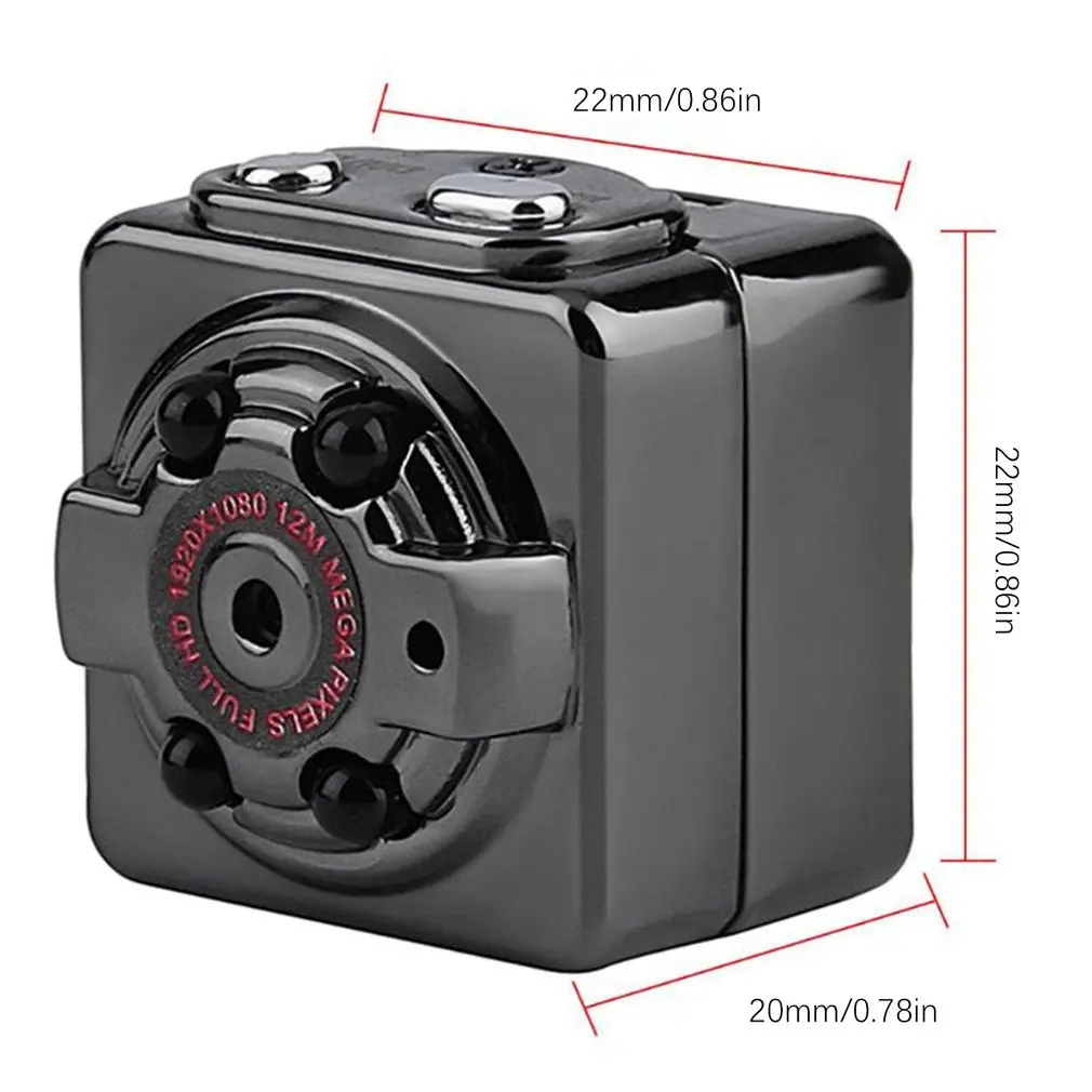 Мини камера WIFI SQ8 полное ночное видение водонепроницаемый корпус CMOS сенсор