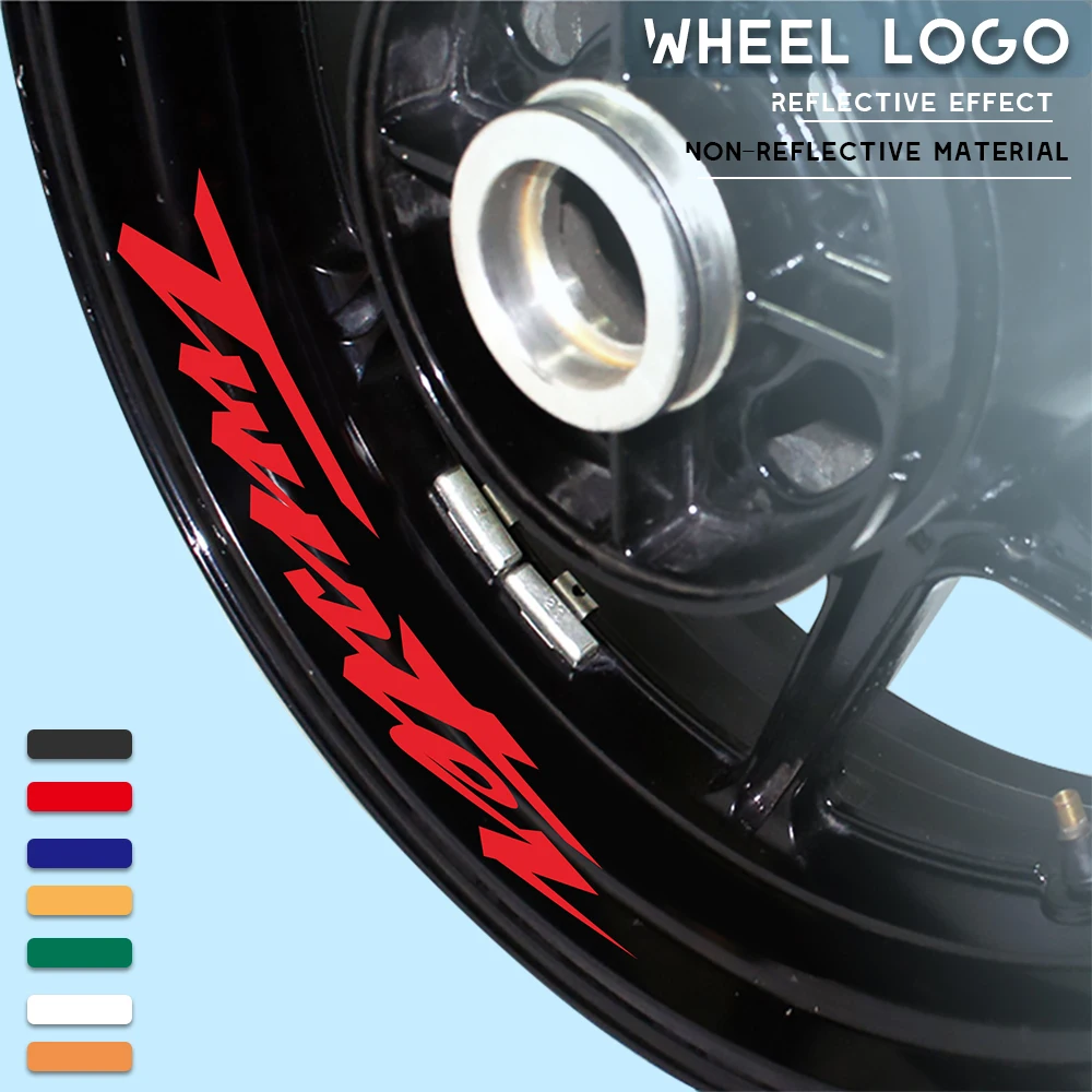 

New motorcycle wheel sticker waterproof reflective wheel decals rim decoration logo for Honda TWISTER twister