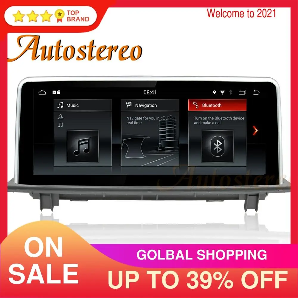 

Android 10.0 4G+64G Car GPS Navigation Multimedia Player For BMW X1 Series F48 2016 2017 Car Stereo Auto Radio Head Unit PX6 DSP
