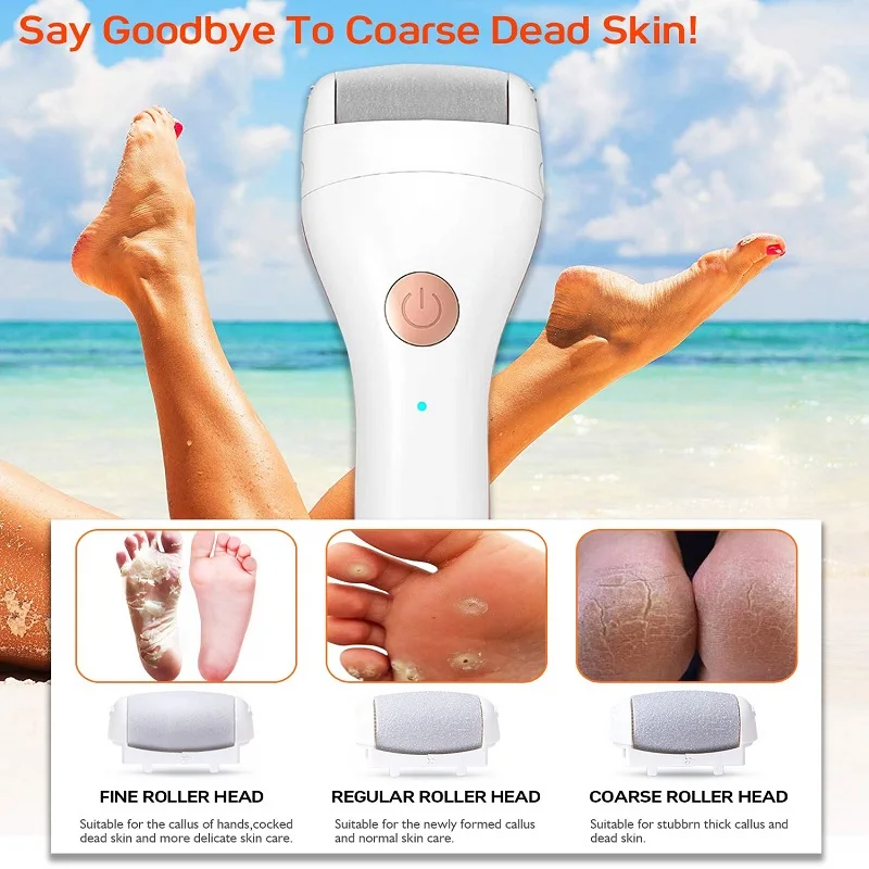

Electric Foot Callus Remover Kit Rechargeable Foot File Hard Skin Remover Pedicure Tools