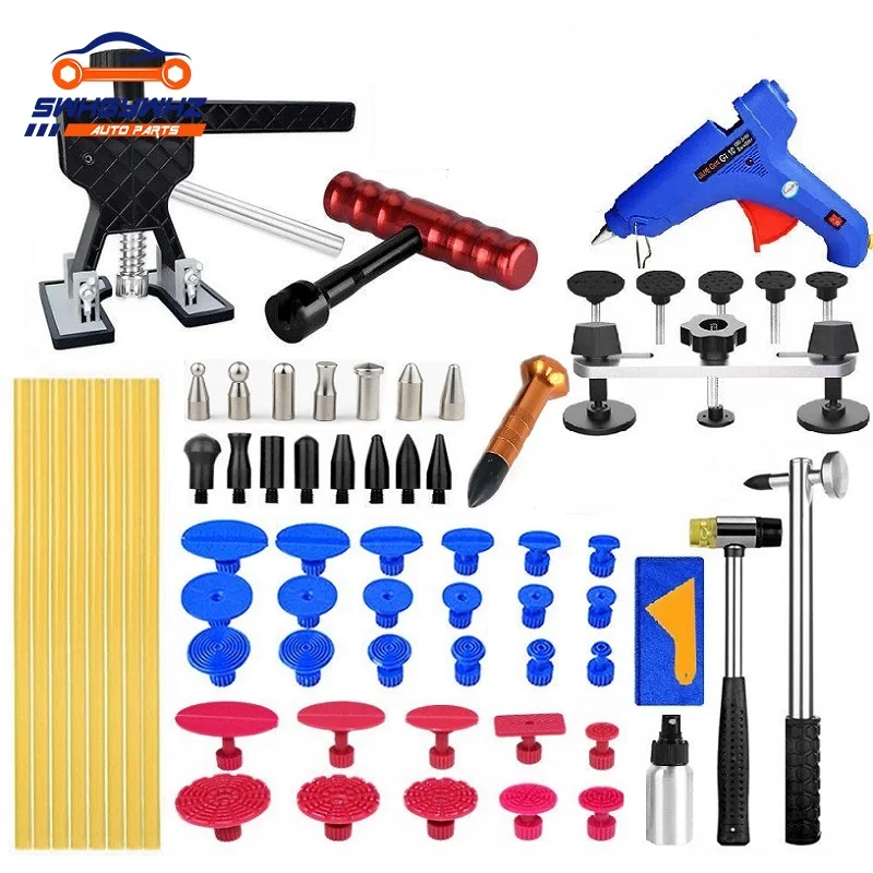 Автомобильные черные инструменты для ремонта вмятин без покраски набор