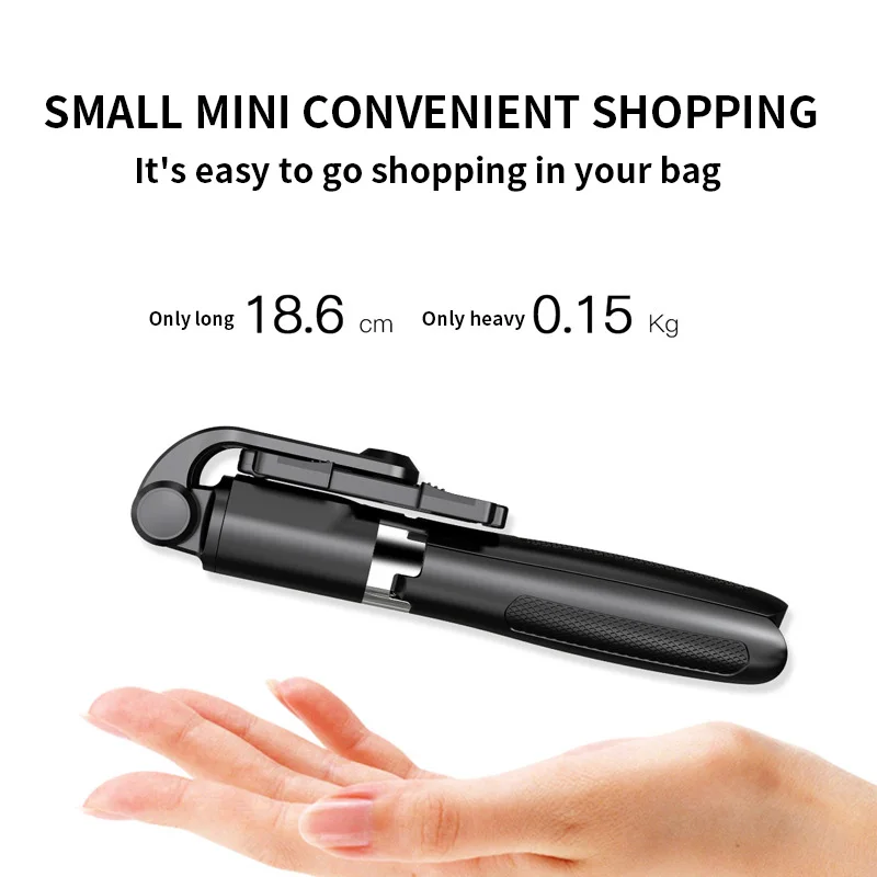 Мини селфи-палка SHISUO L01S штатив для смартфона с поддержкой Bluetooth стабилизатор