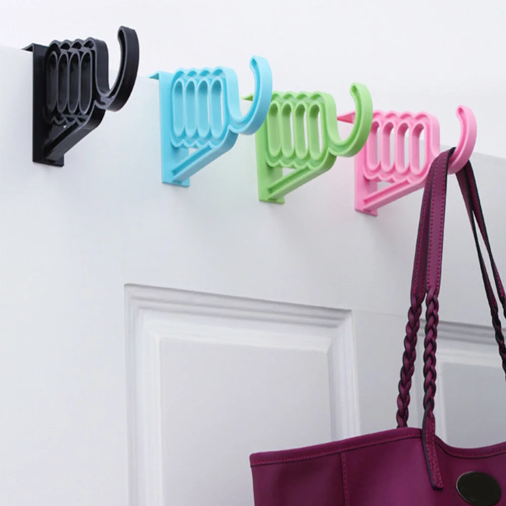 Цветной яркий цвет многоцелевой крючок за дверью без гвоздей отверстий клея