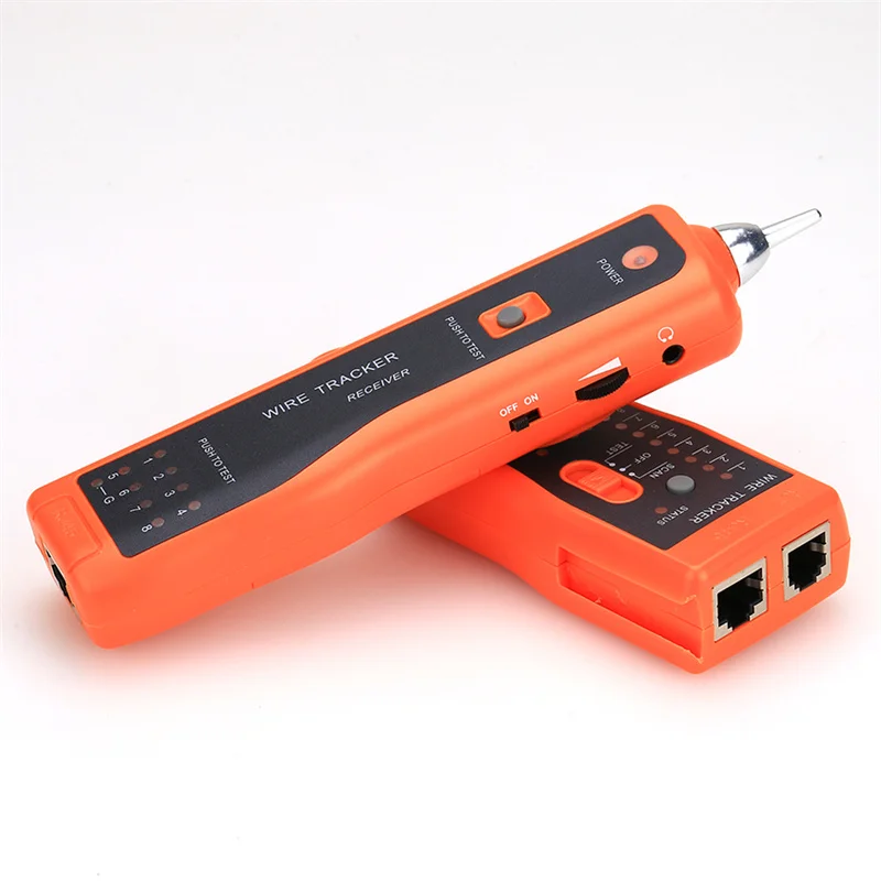 XQ-350 RJ11 RJ45 Cat5 Cat6 Telephone Wire Tracer Toner Ethernet UTP LAN Network Cable Tester Detector Line Finder