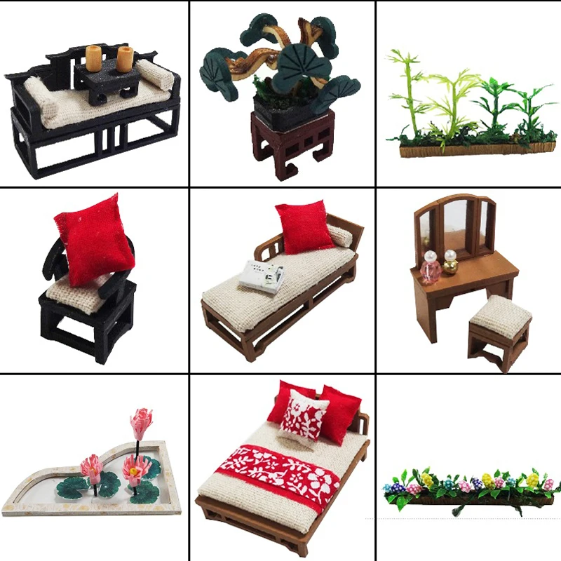 

New Roombox Miniature DIY Dollhouse With Furnitures Casa House Countryard Dweling Toys For Children Birthday Christmas Gifts