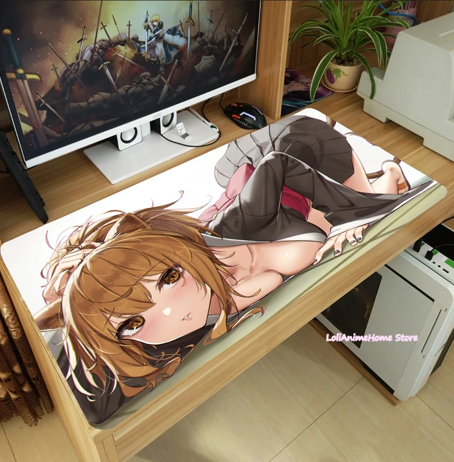 

Arknights Siege Series Anime Girl Csplay Large Mouse Pad Thicken Laptop PC Gaming Mice Mat Desk Keyboard Mat Anti-Slip Playmat