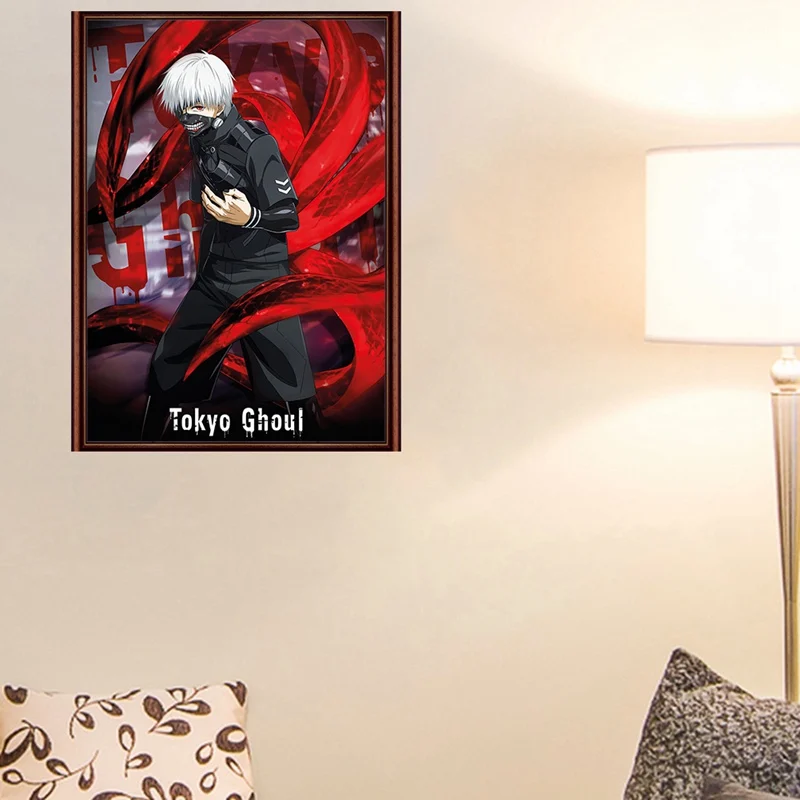 Классический Анимация одежда с надписью Tokyo Ghoul плакат для косплея канеки кэна