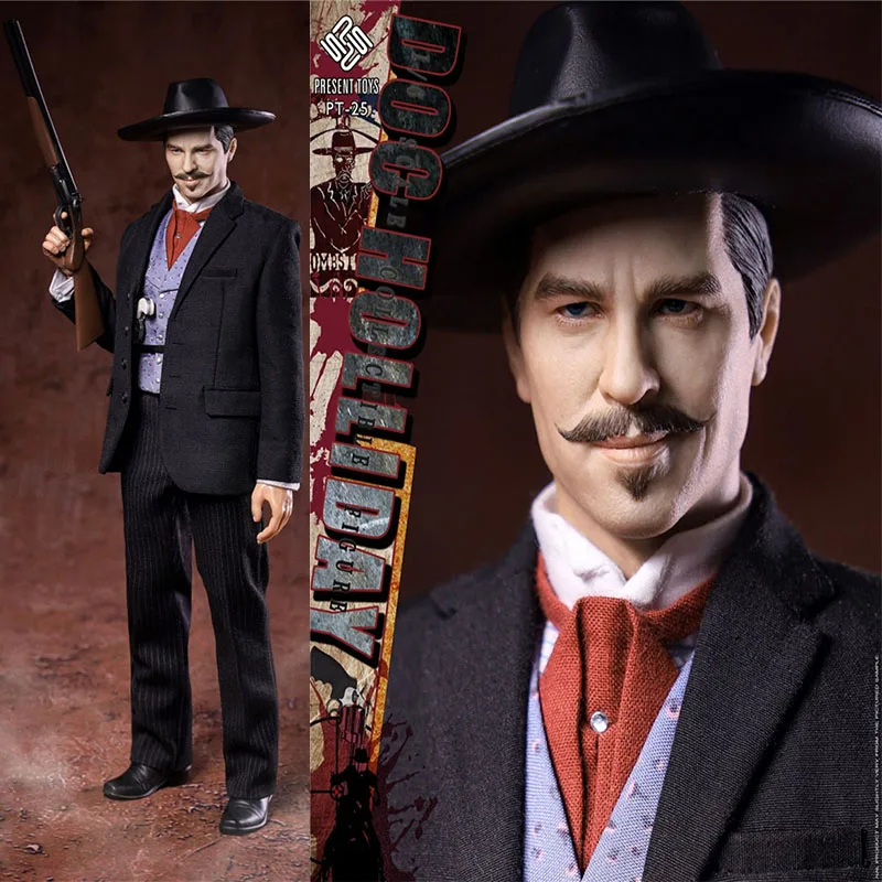 

Настоящие игрушки 1/6 PT-sp25 вал Килмер Doc Holliday 12 "наводчик, Двигающаяся фигура модель предпродажа