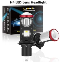 2pcs canbus 60w h4 led mini projector lens headlight car motorcycle bulb 20000lm conversion kit hilo beam headlight rhd lhd
