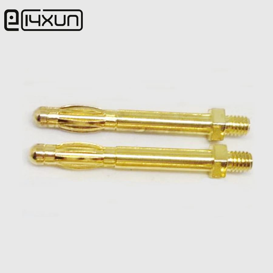 2шт M4 медная резьба 4 мм разъем типа &quotбанан&quot для крепления на панель болт