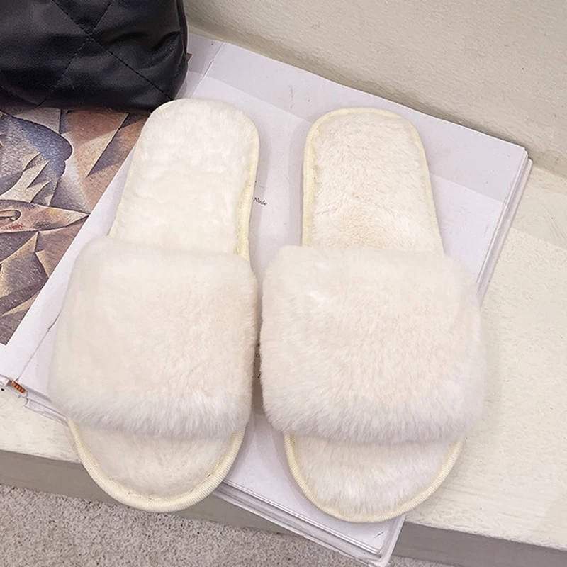 2021 женская зимняя куртка с искусственным мехом Домашние тапочки Женские