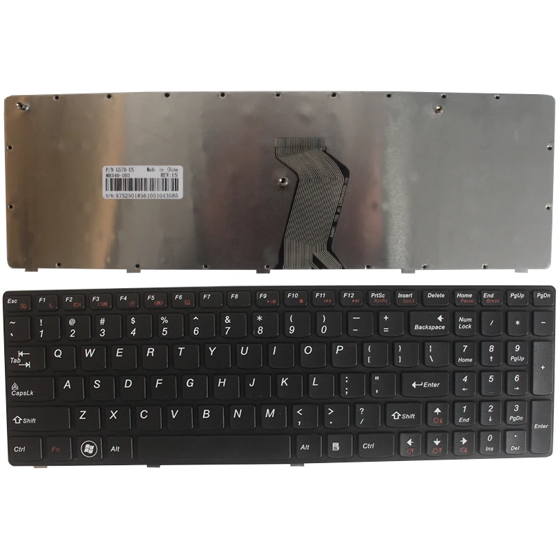Клавиатура для ноутбука LENOVO Ideapad G560 G565 G560A G565A G560E G560L US новая американская