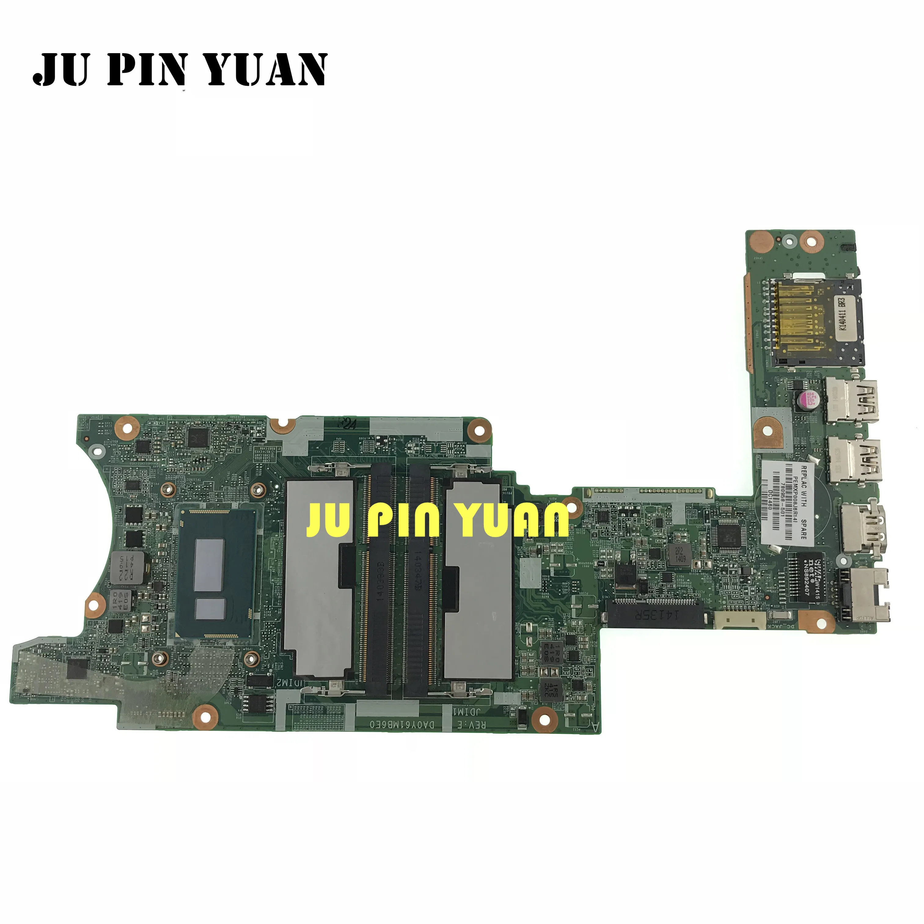 Ju pin yuan 780958 501 601 для HP Pavilion X360 15 U материнская плата ноутбука с i7 4510U CPU DA0Y61MB6E0