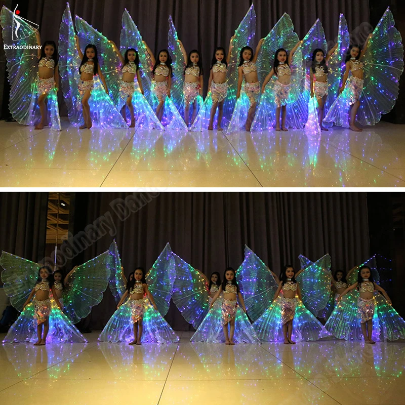 Детский светодиодный светильник Isis Wings Sticks крылья для танца живота сценический