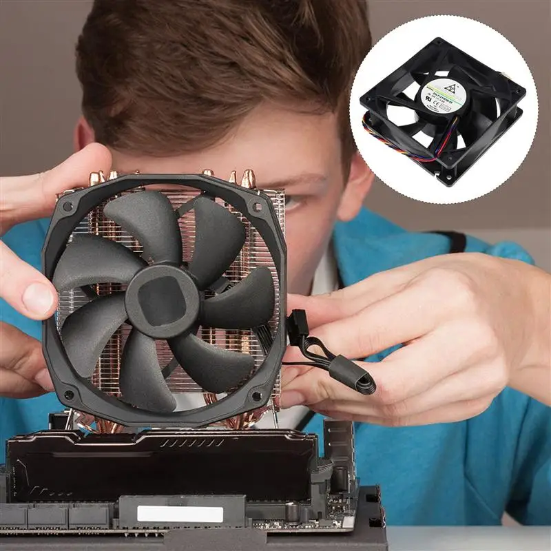 

12V 3A Desktop Computer Cooling Fan Mining Machine Radiator Industrial Radiator