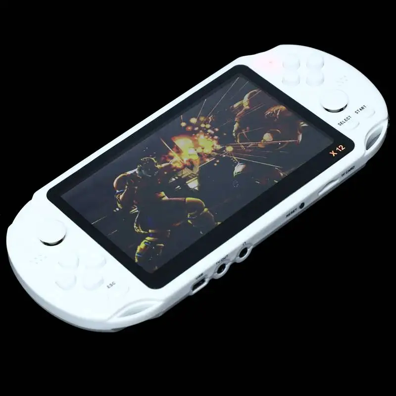 Powkiddy 5,1 дюймов 8G Ретро игровая консоль HD экран двойной джойстик Ручной игровой плеер семейный ТВ Ретро видеоприставки встроенный 128