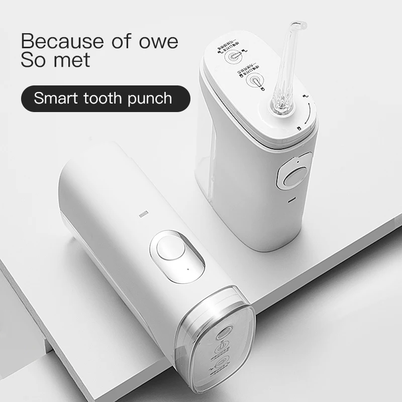 

Oral Irrigador Dental Water Flosser Jet Waterpulse Dentist Teeth Cleaner 300ml IPX7 Waterproof Portable Electric Waterflosser