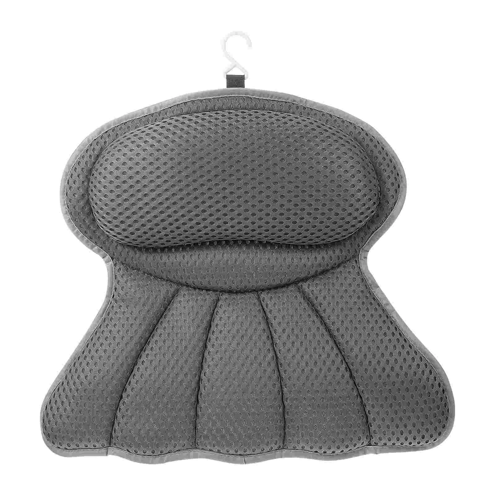 

1 шт. подушка для купания, подушка для ванны, подушка для спа, ванной, подушка с присоской для головы и шеи (серая)