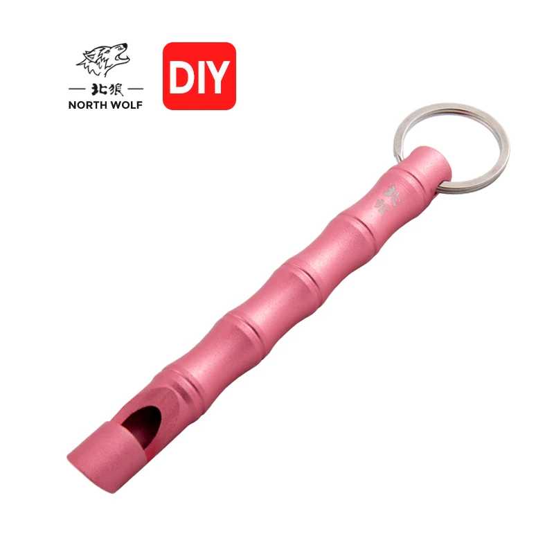 Новый алюминиевый аварийный свисток для выживания брелок защитник пешего