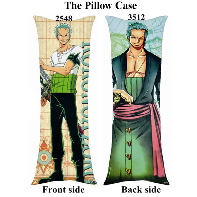 pillowcase Мультяшный цельный чехол Roronoa Zoro pillowcover Trafalgar Law аниме обнимающий длинный размер наволочка для тела чехол на заказ - Цвет: pillowcase