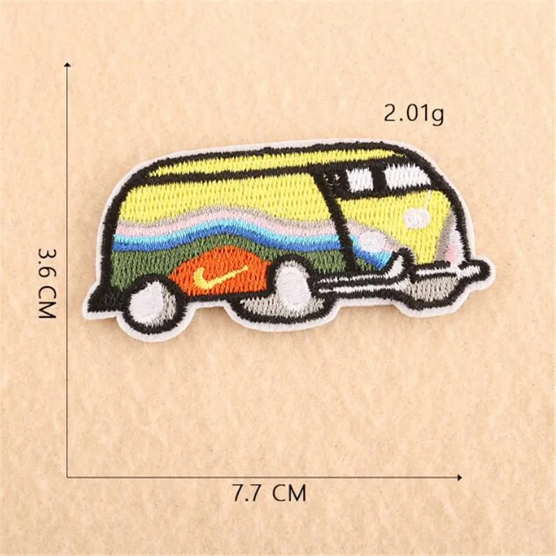 1 шт. новая одежда с героями мультфильмов изображением автобуса вышивка