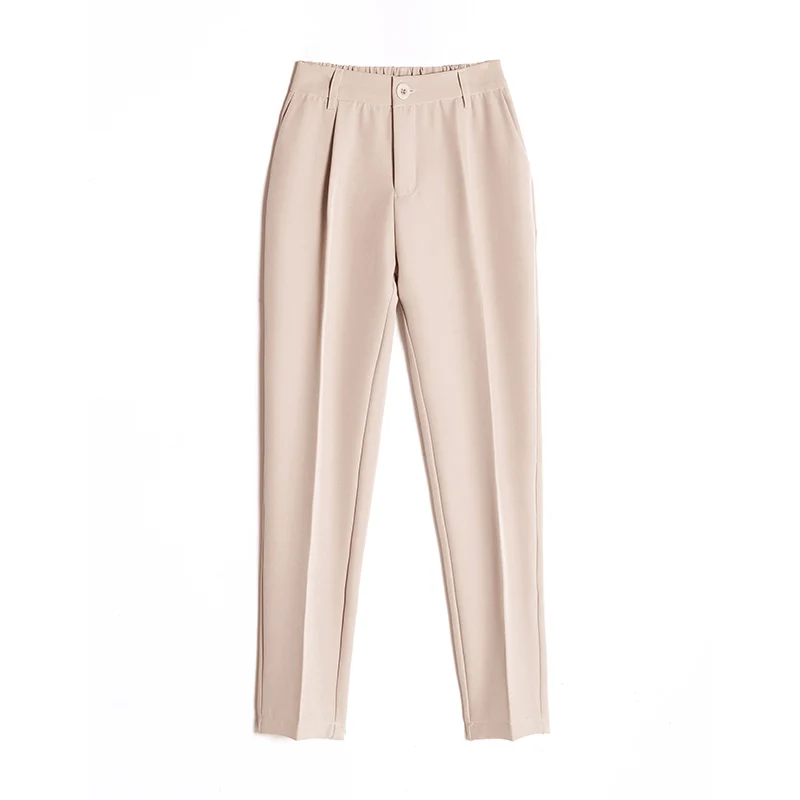 

2021 New Winter Autumn Pants High Waist Women's Pencil Pants Casual Solid Harem Pants Female Warm Female Long Trousers Hot Sale