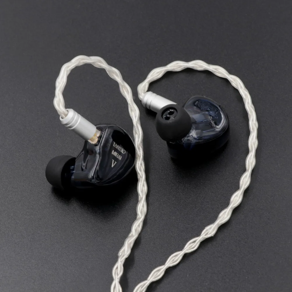 TANSIO Mirai TSMR-5 5BA Ноулз драйвер HiFi наушники-вкладыши с 3 Переключатель настройки, 2Pin 0,78 мм съемный кабель IEMs