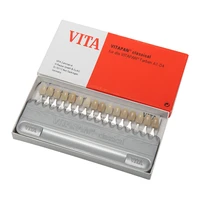 high quality dental equipment teeth whiting porcelain vita pan classical 16 colors guide vita tooth model colorimetric plate