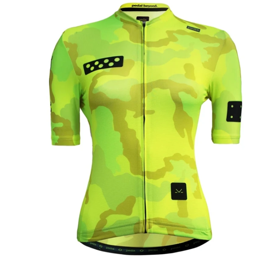 Tops Wear Ropa ciclismo Breathable Team Pedla short sleeve cycling Jersey MTB Dresses beautiful Womens bicycle shirts