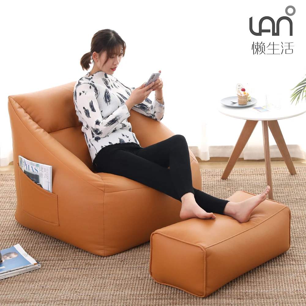 Beanbag набор диванов Мебель Для Гостиной Кресло-мешок с наполнением одиночные