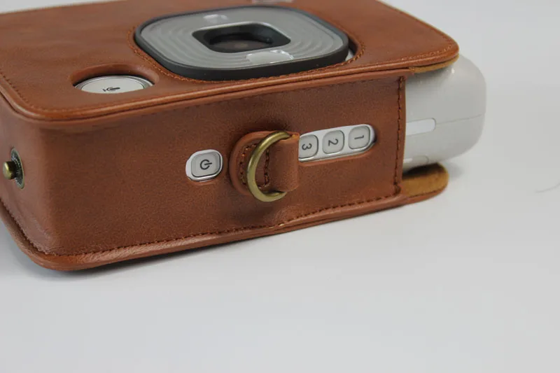 Чехол-сумка для камеры FUJIFILM instax mini LiPlay из искусственной кожи, винтажный плечевой ремень, защитный чехол для камеры