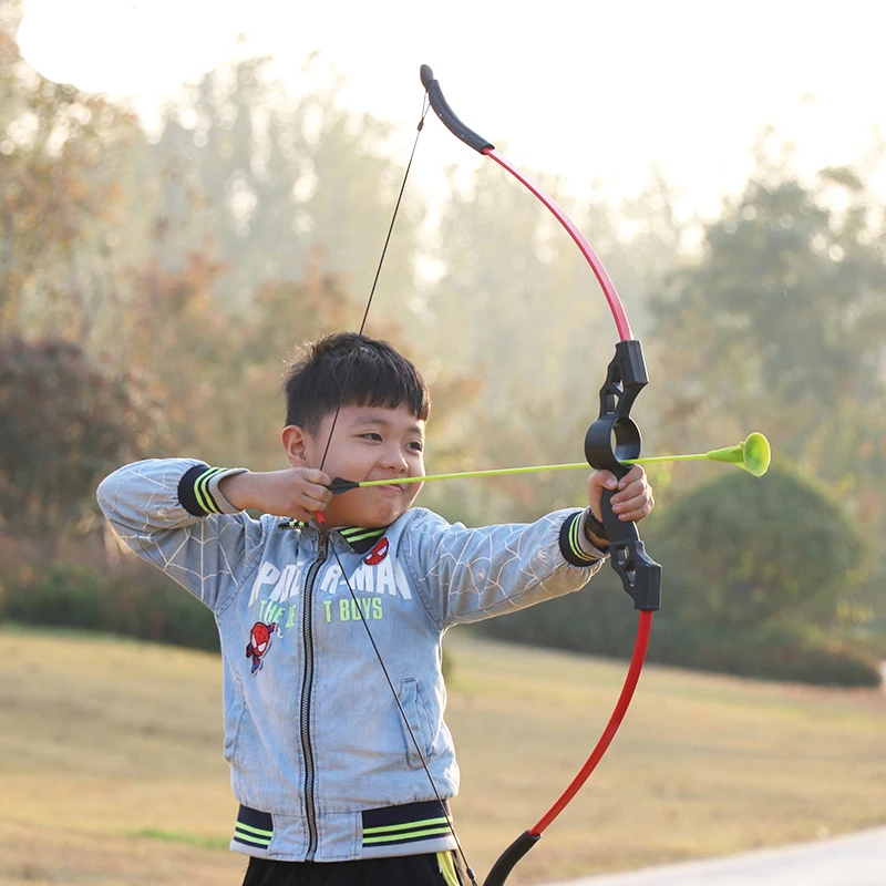 

18 Pounds 126cm Children's Bow and Arrow Parent-child Entertainment Children's Bow Outdoor Shooting Practice Shooting