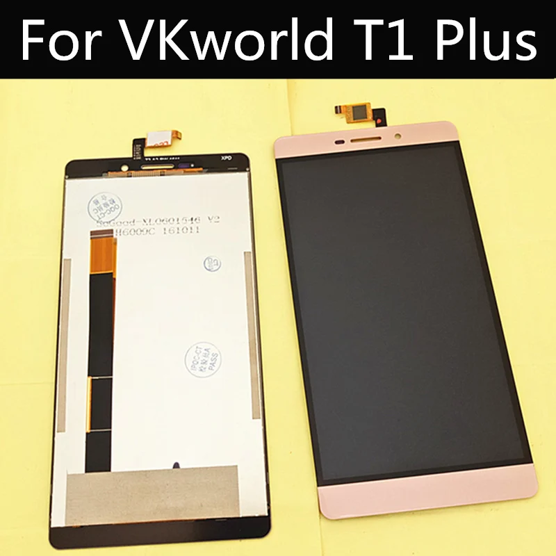 

Original LCD For VKworld T1 Plus LCD Display+Touch Screen Assembly Replacement Accessories For Phon 6.0" vkworld T1PLus LCD