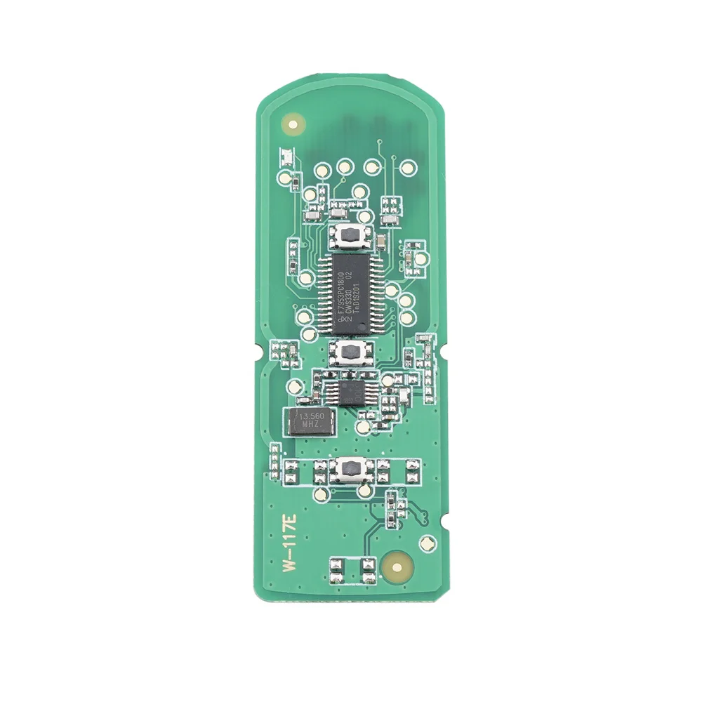 BHKEY 433 МГц ID49 3 кнопки умный ключ, пригодный для MAZDA CX-3 CX-5 Axela Atenza модель SKE13E-01 Автомобильный ключ дистанционного управления