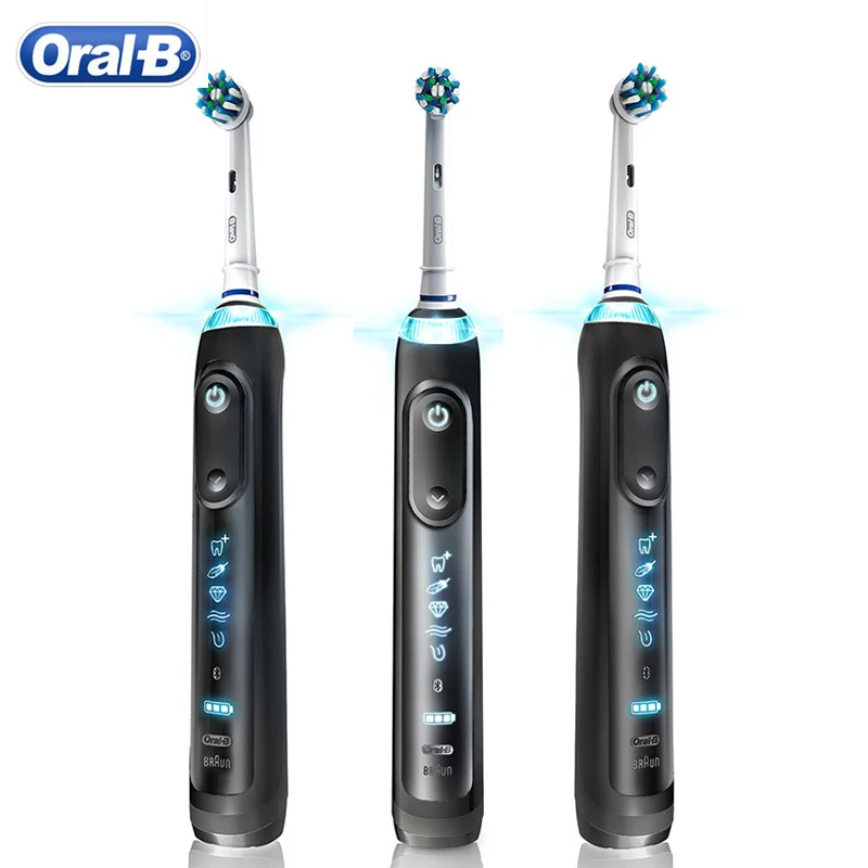 

Оригинальная звуковая электрическая зубная щетка Oral B iBrush 9000, 6 режимов , умная зубная щетка с функцией Bluetooth и глубокой очисткой положения дл...