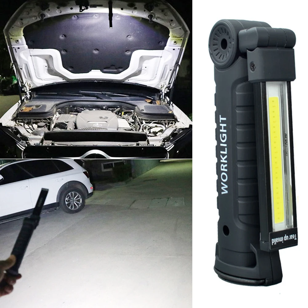 

Outdoor Lighting Magnet Flashlight Camping Portable Bright With Hook Recharge Multifunctional UV