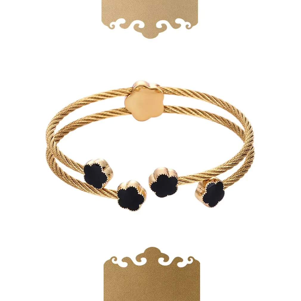 Женский браслет из нержавеющей стали A43 темпераментные ювелирные изделия