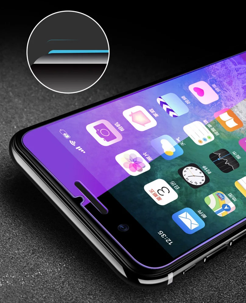Защитное закаленное стекло с защитой от синего излучения для Iphone 11 Pro Xs Max X Xr Iphone 7 8 6s 6 Plus 5 5S Se