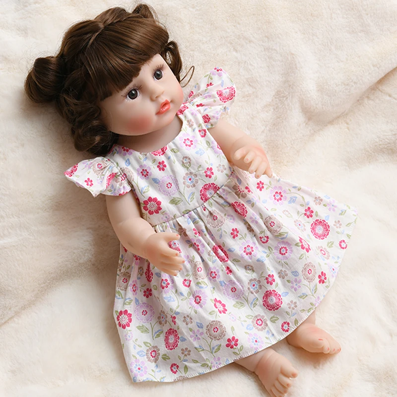 Кукла реборн JINGXIN PRINSES Мягкая силиконовая Реалистичная кукла принцессы для