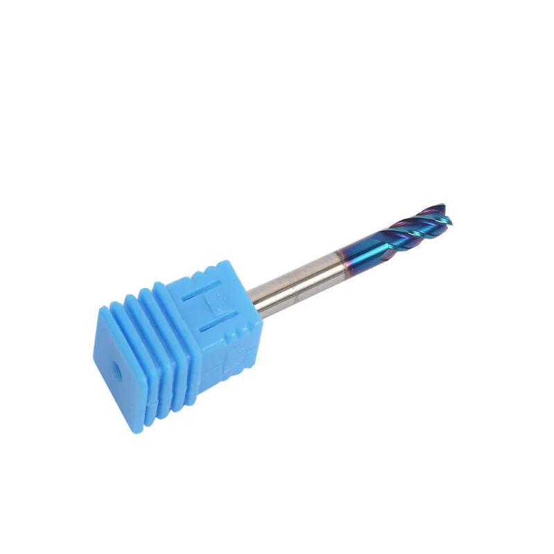 

6mm HRC65 4F Nano Tungsten Carbide Single Flute CNC Router Bits One Flute Spiral End Mills Carbide Milling Cutter Spiral PVC