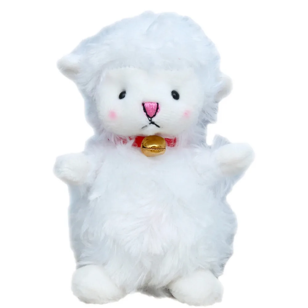 

1pc 15cm Lamb Stuffed Plush Toys Cute White Plush Doll Toy Pendant Bag Decor Gift For Children Girl Xmas