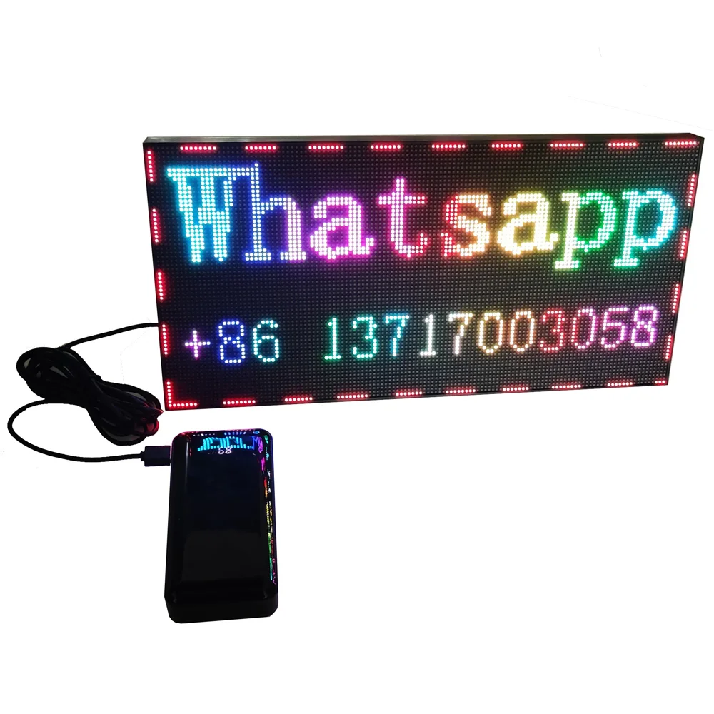 Светодиодная вывеска P3 WiFi программируемая панель для сообщений магазина |