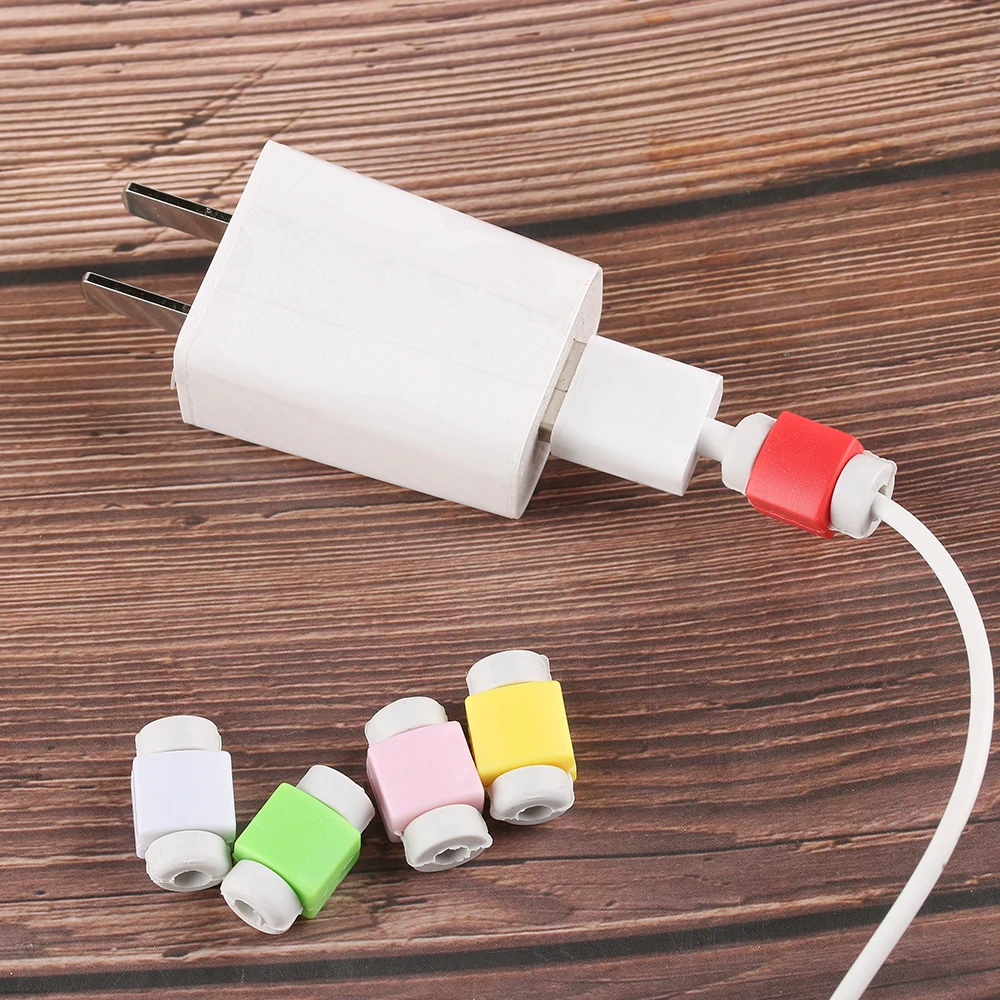 Защитный чехол для зарядного кабеля USB 10 шт. защита наушников защитный провода