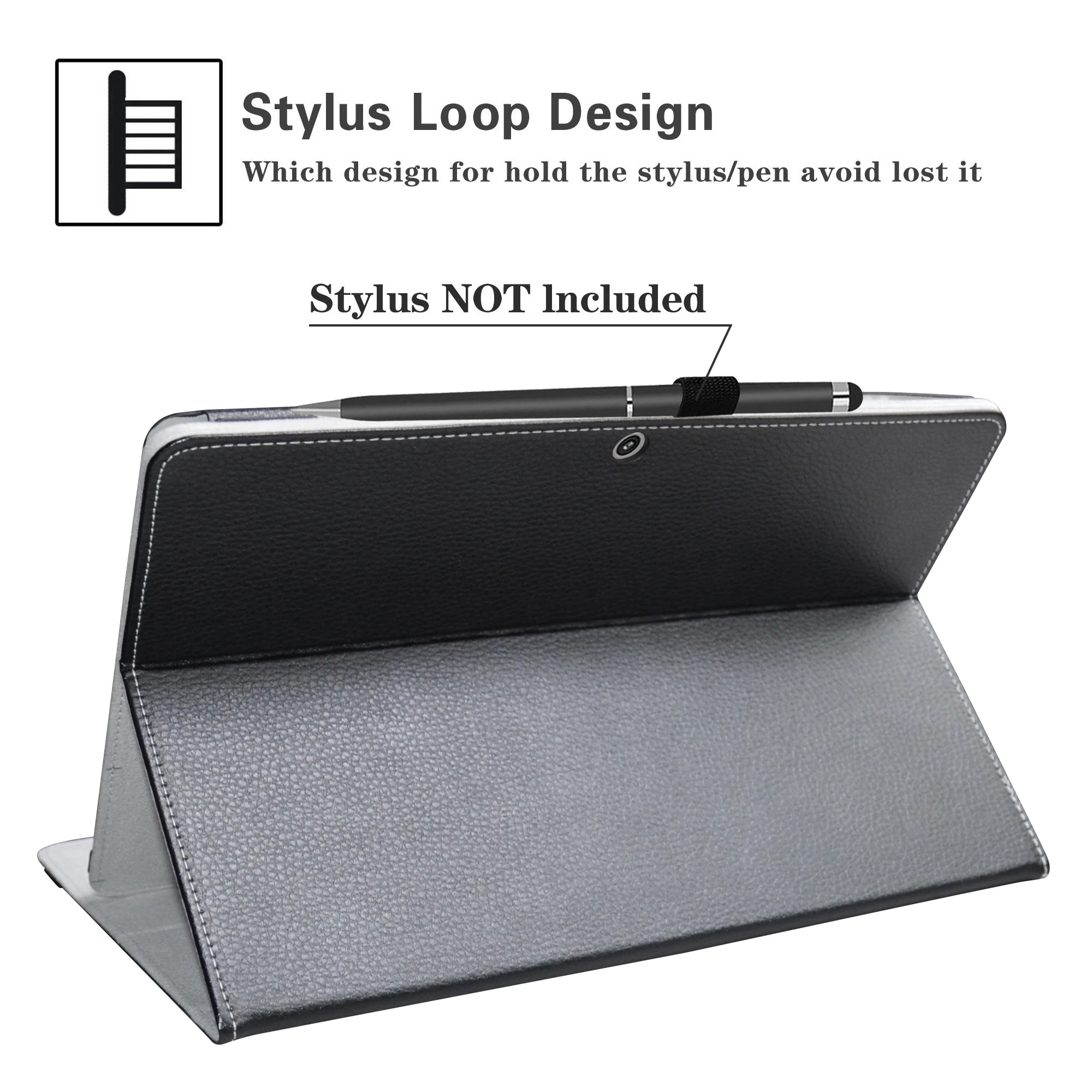 Case For TECLAST X6 Pro 12.6 Inch 2 in 1 Laptop Tablet PC Folding Stand PU Leather cover with Elastic closure | Компьютеры и офис