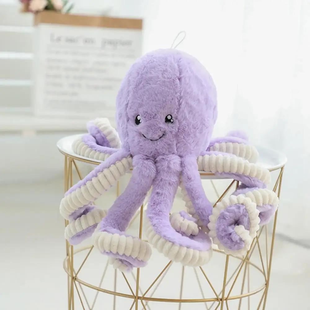 

80cm Cuddly Simulation Huge Octopus Pendant Plush Stuffed Toy Soft Animal Home Accessories Cute Doll Children Gifts