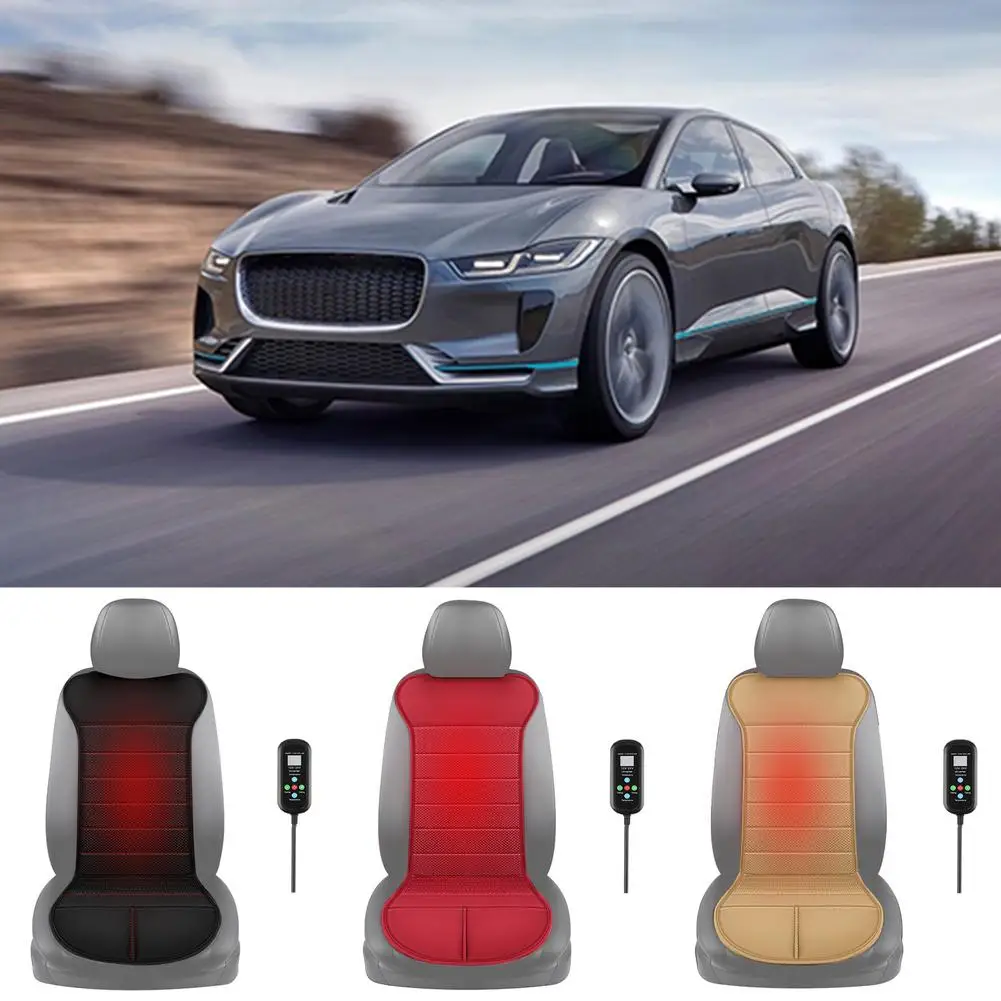 

Heated Folding Fabric Seat Cushion Seat Cushion PU Leather Suitable For Car Truck Home Office Chair